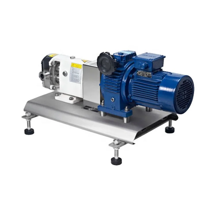 DONJOY mechanical variable positive pumps sanitary rotary cheese lobe pump with explosion-proof motor