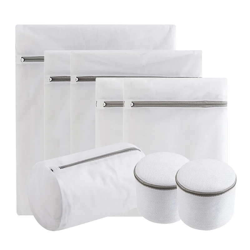 High Quality Laundry Zippered Mesh Tote Bag, Machine Washable Mesh Bags