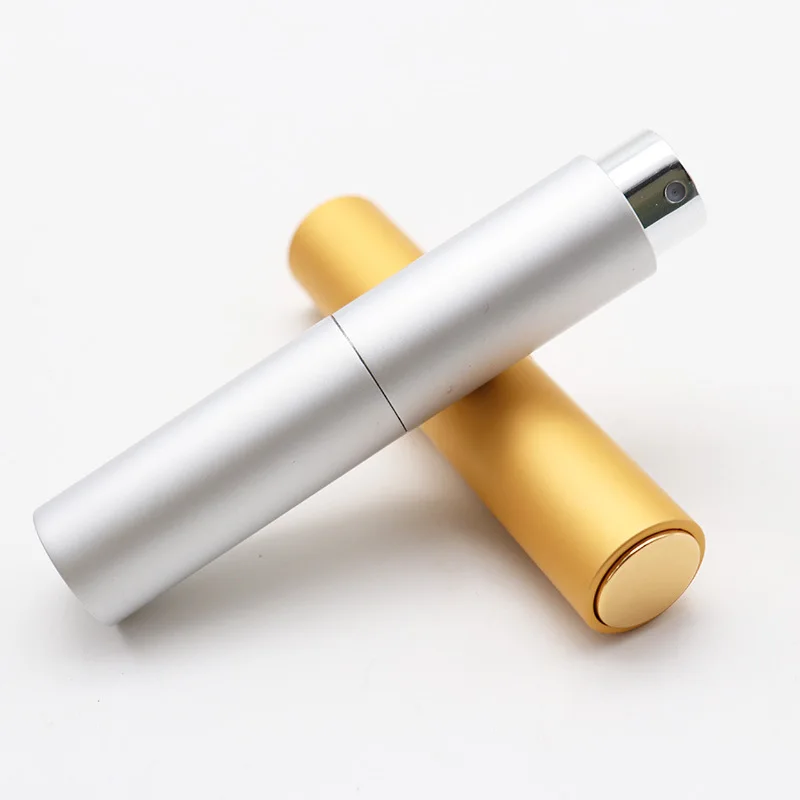 Twist Up Glass Atomizer Sprayer Atomizer Bottle Refillable Aluminum Perfume Atomizer