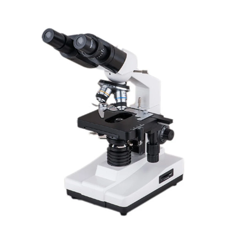 Hinged binocular microscope HD teaching research microscope