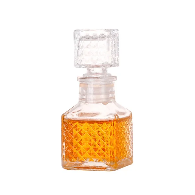 Clear 50 ml Nordic Mini Vodka Glass Bottle 50ml Mini Liquor Bottles