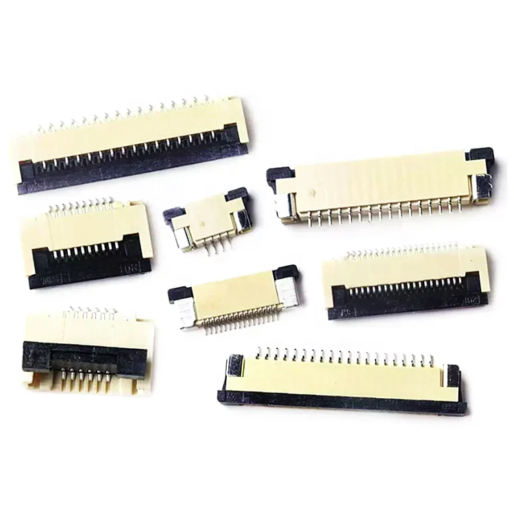 FFC/FPC connector 1.0/0.5MM drawer flip top and bottom socket 4/6/8/10/12/30~40P