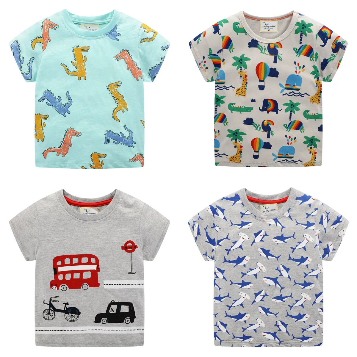 New Products Kids Summer Kids Shirts Short Sleeve Boys T-Shirts Boys Cotton Custom T-Shirts