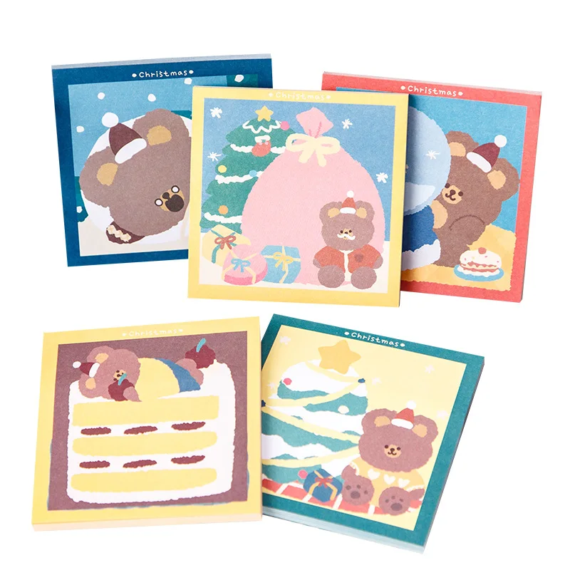 50sheets size 80*80mm writing paper memo pads animal sticky notes office and school supplies