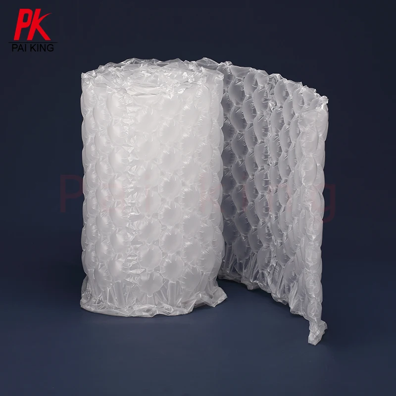 Manufacturer Air Cushion Bubble Film Air Bubble Plastic Packaging Film Shockproof Inflatable Air Cushion Bubble Film
