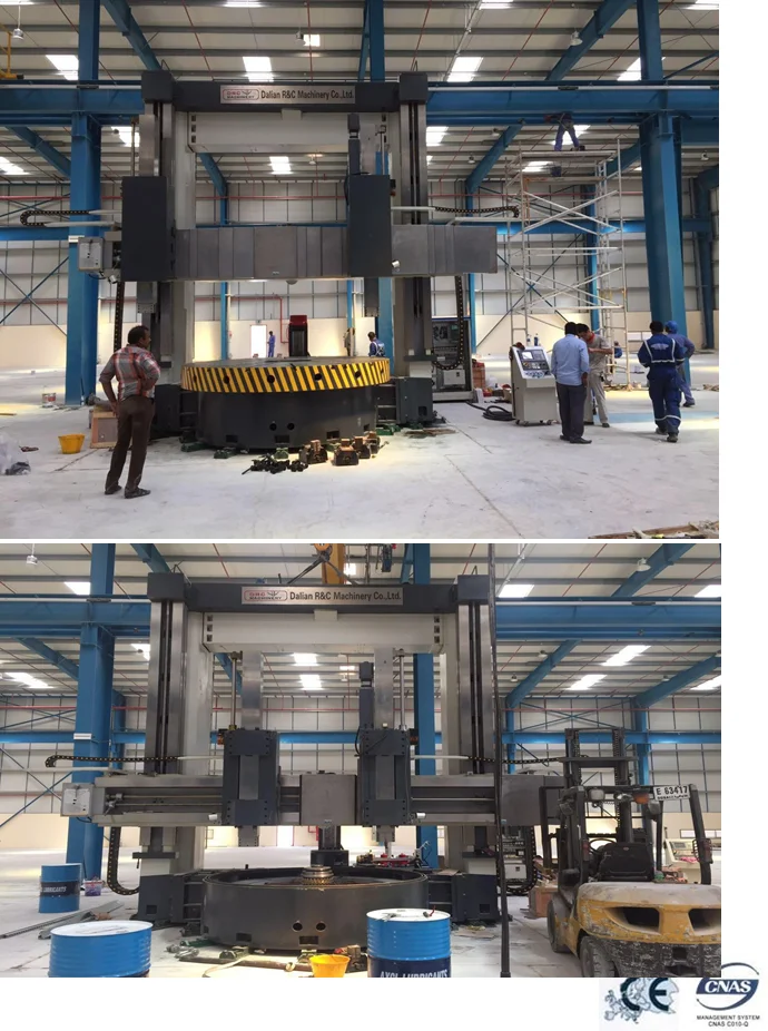 Одностоечный вертикальный токарный станок CK5116 с ЧПУ для тяжелой резки