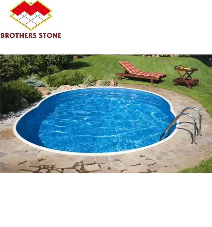Modern Bathroom Outdoor Wall Tiles Square Ceramic Mosaic with Swimming Pool