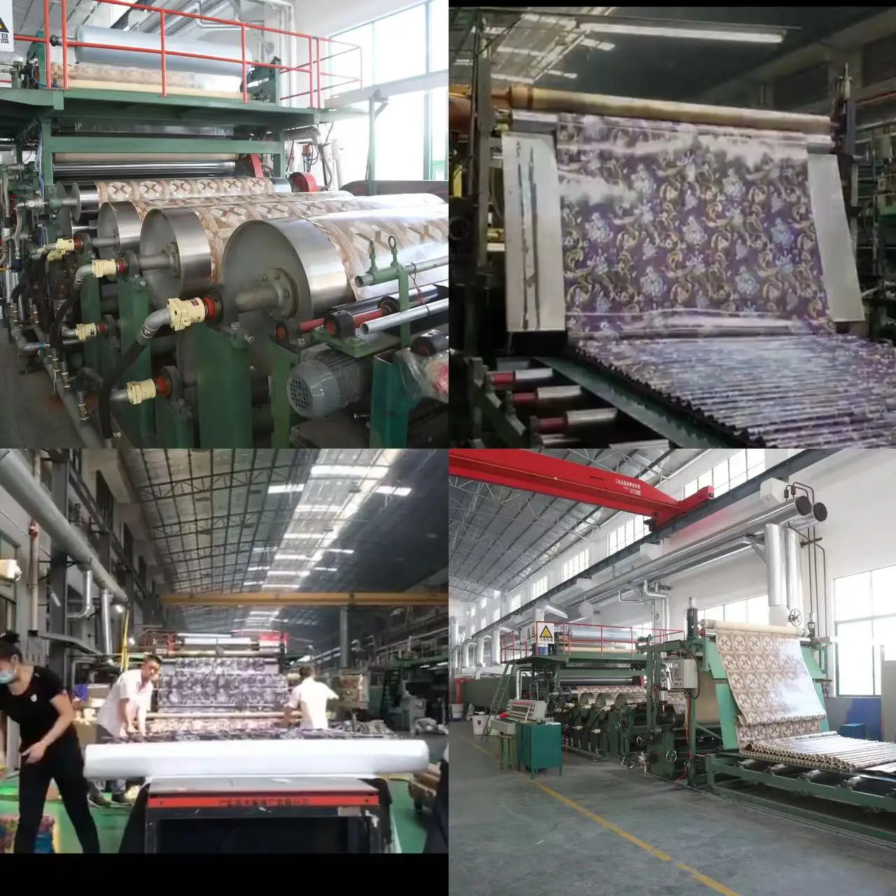 Guangdong factory plastic non-slip pvc flooring sheet linoleum floor roll Luxury vinyl roll flooring for indoor
