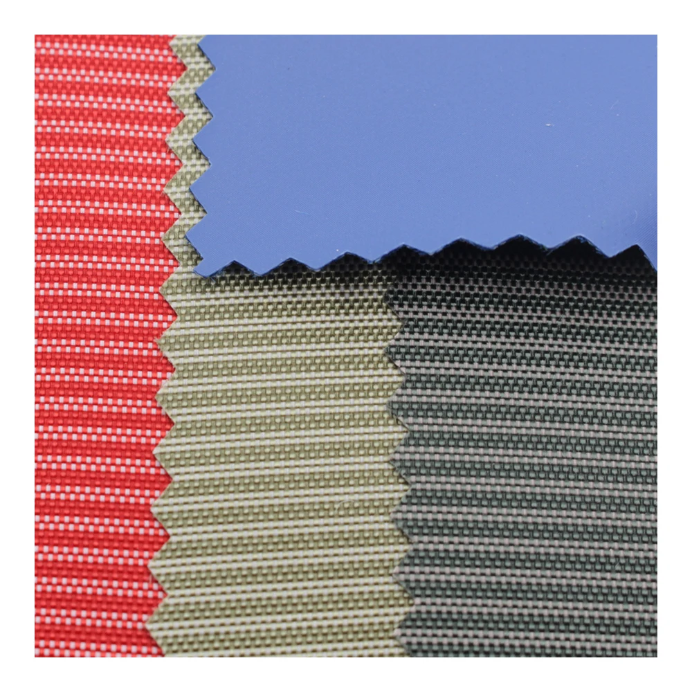 420D two tone dot pattern 100% nylon fabric pu/pvc coated oxford fabric for tents clutch bag
