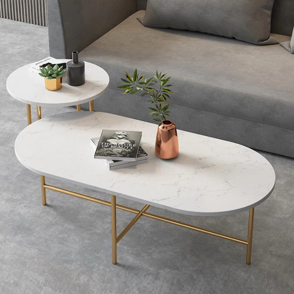 China Wholesale italian round marble dining tables coffee table for living room