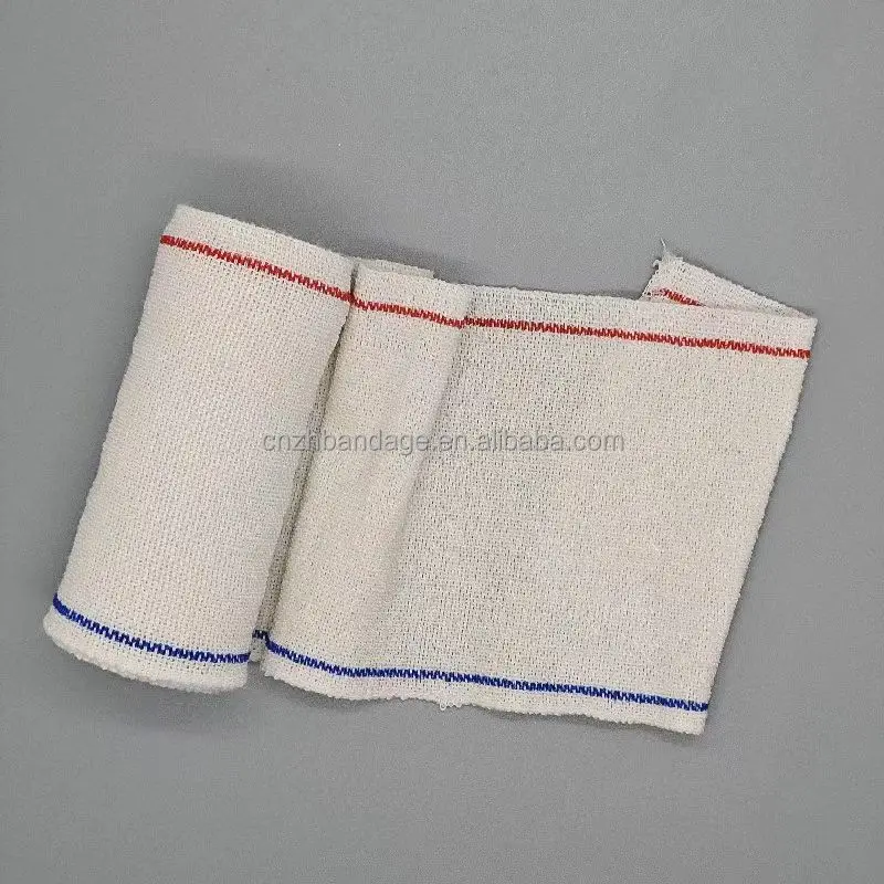 Quality Certification Customized Sports 50% Cotton Elastic Wrap Medical Tape Medicine Bandage