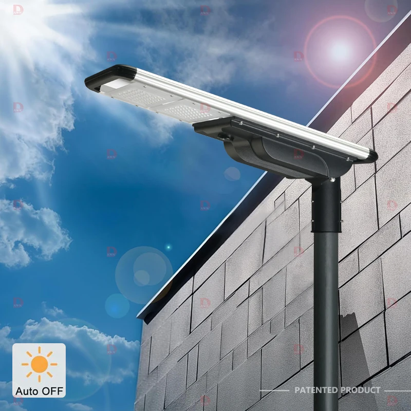 DAWN Solar Cell Led Street Light IP66 Smart City Street Light 60W 90W 120W 150 Watts Solar Street Light Motion Sensor
