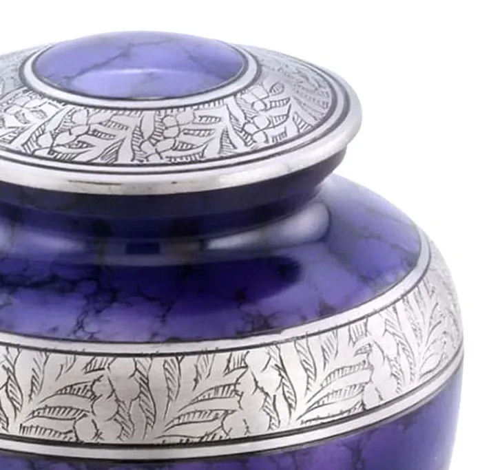 Cloud Cremation Urn - Affordable Metal Urn - Solid Metal Urn for Ashes