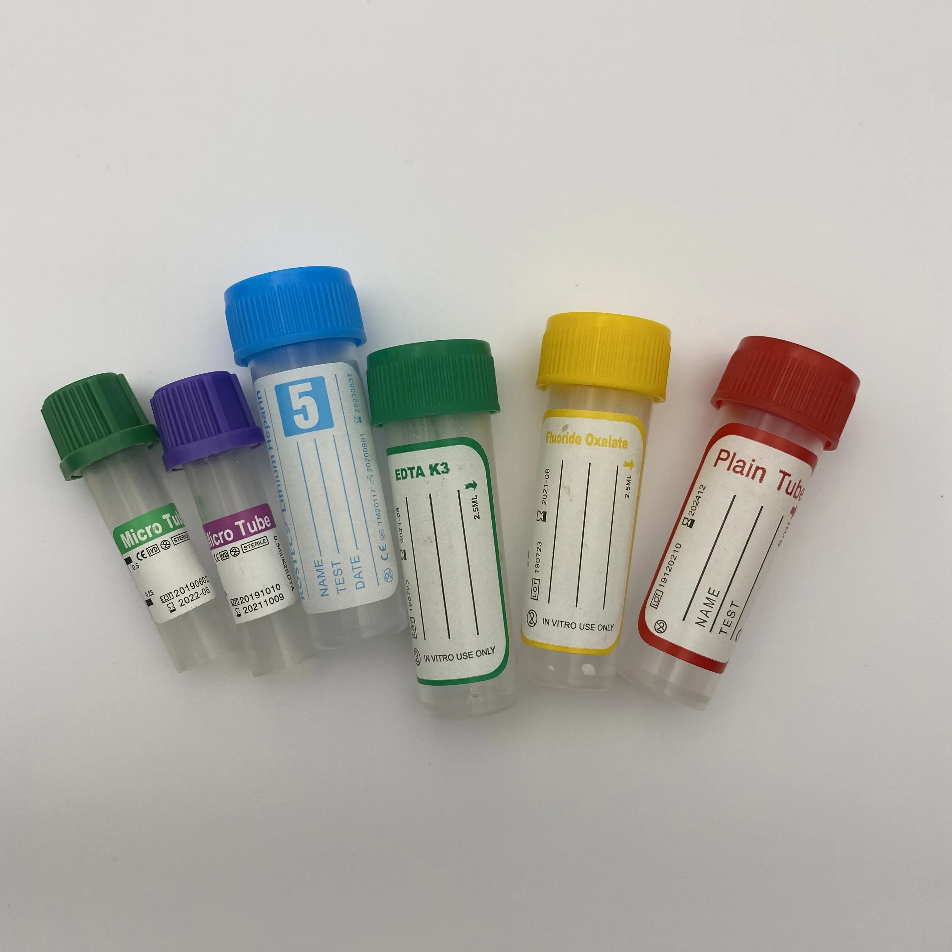 micro vacuum non vacuum edta k2 k3 blood collection tube