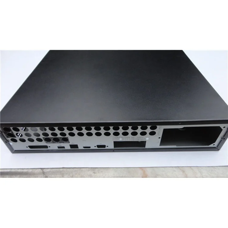 ISO Certificated Factory OEM  Black Powder Coating Steel Sheet  Stamping Forming Fabrication Electronic Enclosure Case Housing