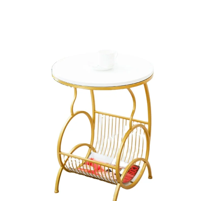 Nordic Design Modern Solid Wood Luxury Bedside Table Nightstand Side Table with 2 Drawer