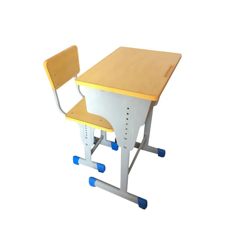 2021 New design children desk and chair set/wood double school