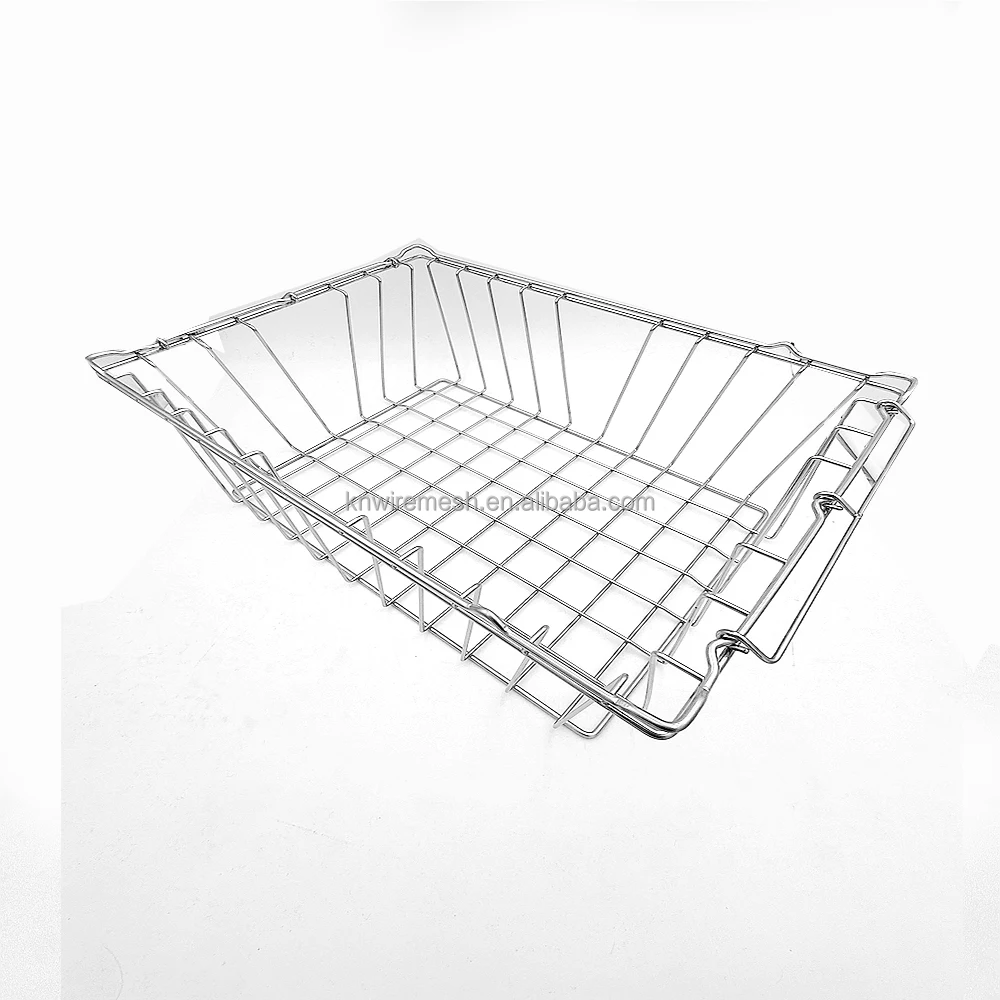 304 316 Stainless Steel Metal Wire Mesh Cleaning Basket Sterilization Basket Food Storage Basket