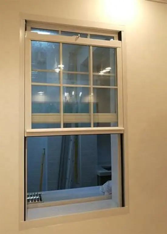 Factory Wholesale American style PVC Double Hung window Sash lift Up Vertical Sliding Window
