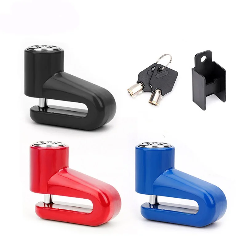 Bicycle disc brake lock anti-theft lock portable motorcycle disc brake lock mountain bike reminder rope accessories