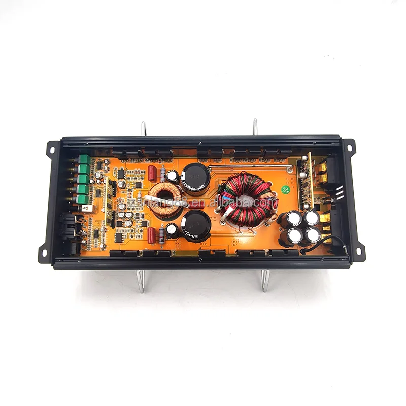 OEM Factory 1200W RMS Monoblock Car Amplifier 1 Ohm Class D Aluminium Mono Sound System with Korean Subwoofer