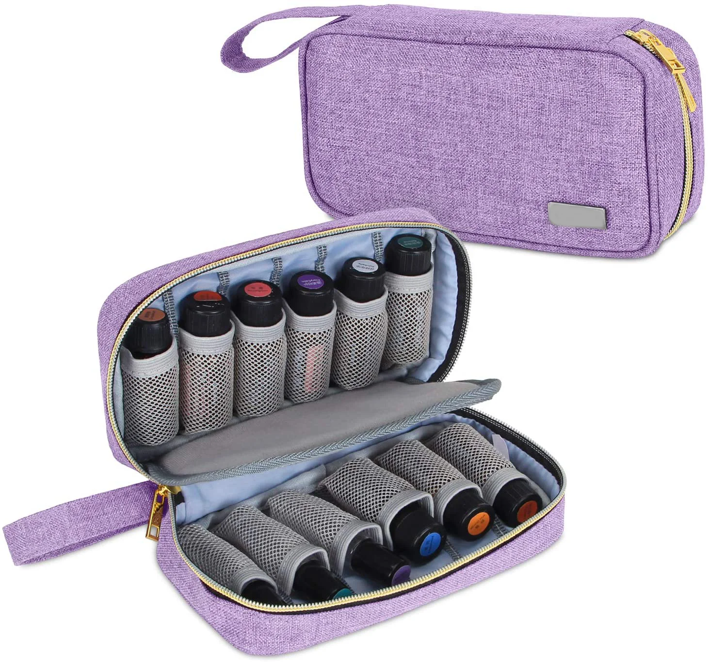 Essential Oil Carrying Bag Holds 12 Bottle 5ml-15ml Vials Essential Oil Storage Case