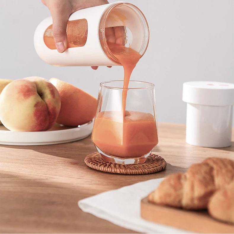 Новое поступление, Беспроводная зарядка 500ML портативный Электрический оранжевый соковыжималка для фруктов/медленная соковыжималка/соковыжималка машина для продажи