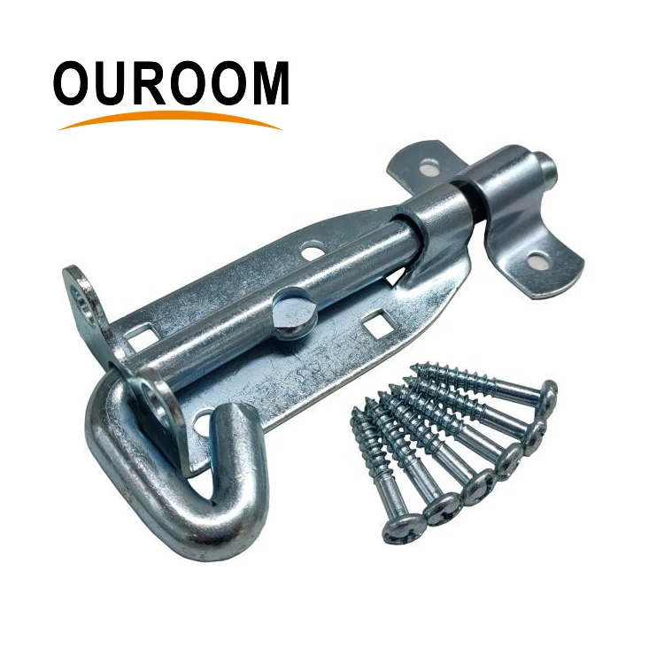 Heavy Duty Solid Stainless Steel  barrel bolt Slide Bolt Gate Latch Safety Door Lock with Padlock Hole