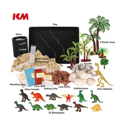 KM Steam Education TOYS Children DIY Grow Your Own Garden Dinosaur Habitat Toy Plant Education Other Toys For Kids
