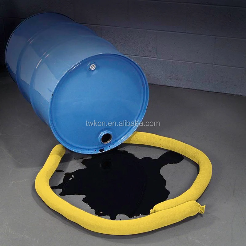Universal Absorbent Spill Control 7.6Cm*2.4M 7.6Cm X 120Cm Chemical  Clean Up No Leak Cbd Cartridge Sock
