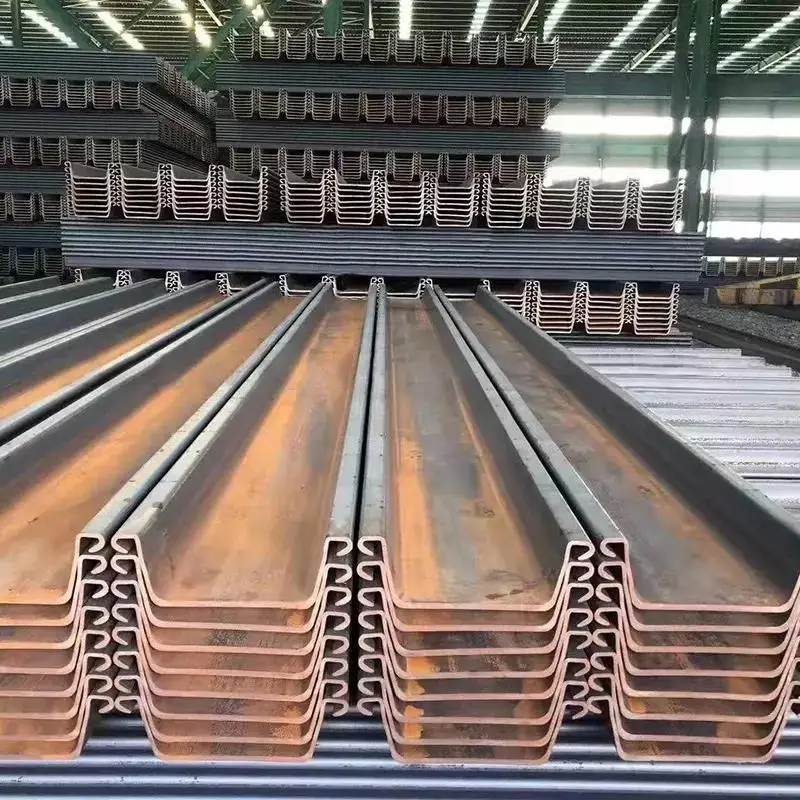 400*100mm 400*170mm Steel Factory Supply Sheet Pile Type 2 Steel Sheet Pile