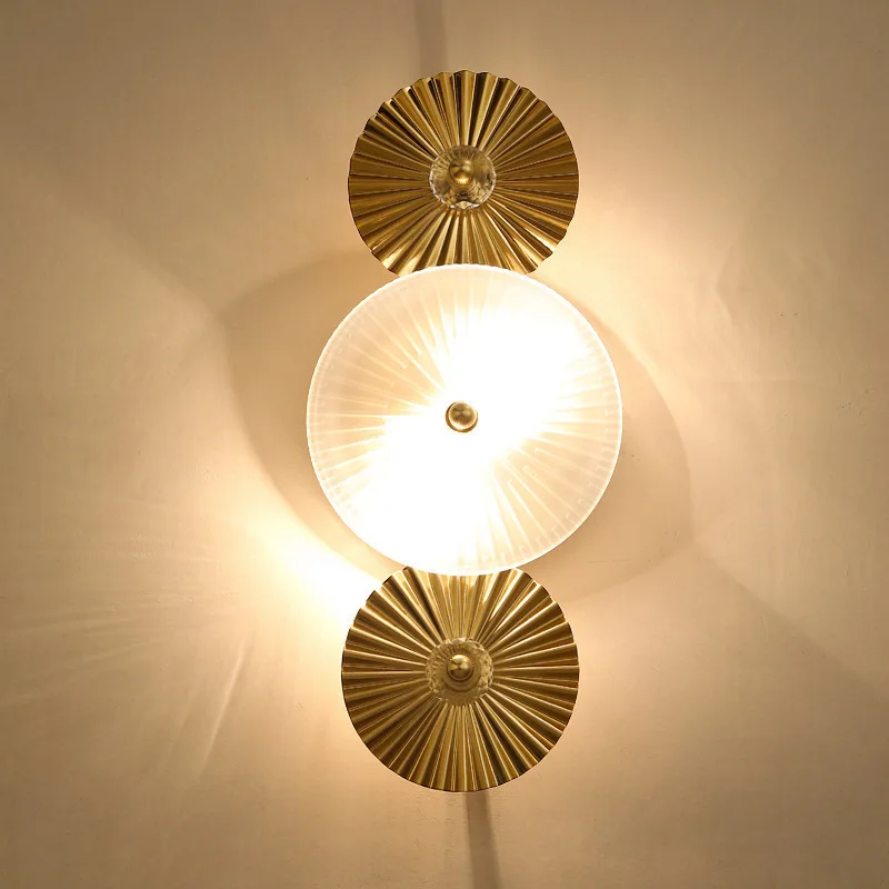 Modern creative design 3 rings simple decorative lighting luxury hotel wall lamp bedroom bar coffee shop wall light