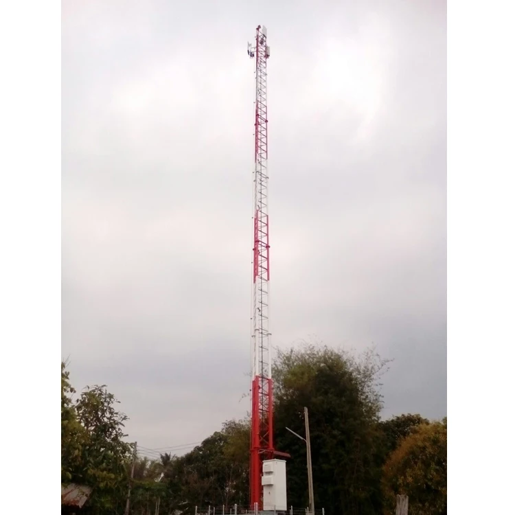 China factory Ham Radio Guyed Mast Tower Telecommunication Guy Wire Rohn telecom Antenna Tower