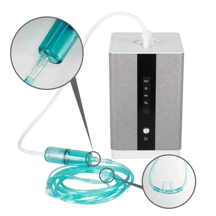 2022 Molecular Hydrogen Inhalation Machine Pem Hydrogen Machine Inhaler Home Use Hydrogen Inhaler