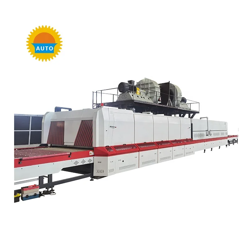 China factory manufactures air compression glass tempering furnace machine flat tempered window glass equipment