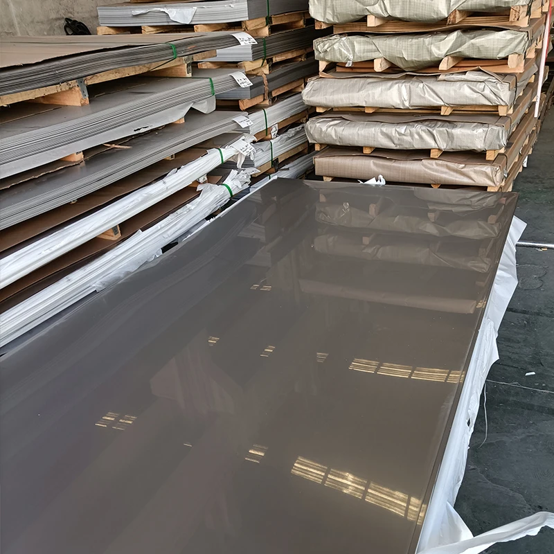 Gold Mirror Stainless Steel Sheet 201 202 304 Stainless Steel Plate 4X8