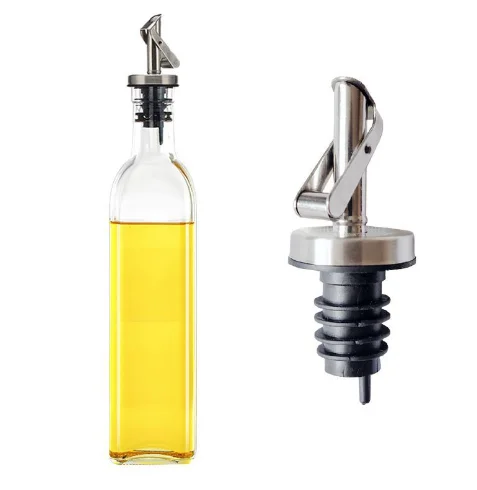16 Oz, Oil and Vinegar Cruet with Stainless Steel Spout for Kitchen