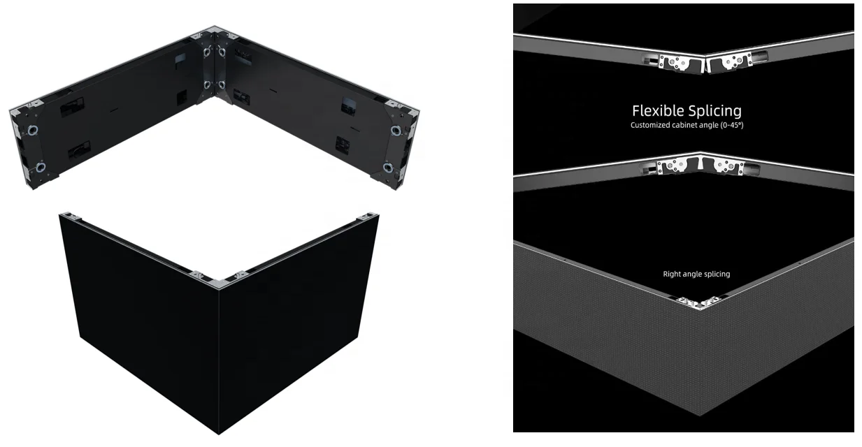 ultra slim indoor panel hd video huge big advertising led tv wall