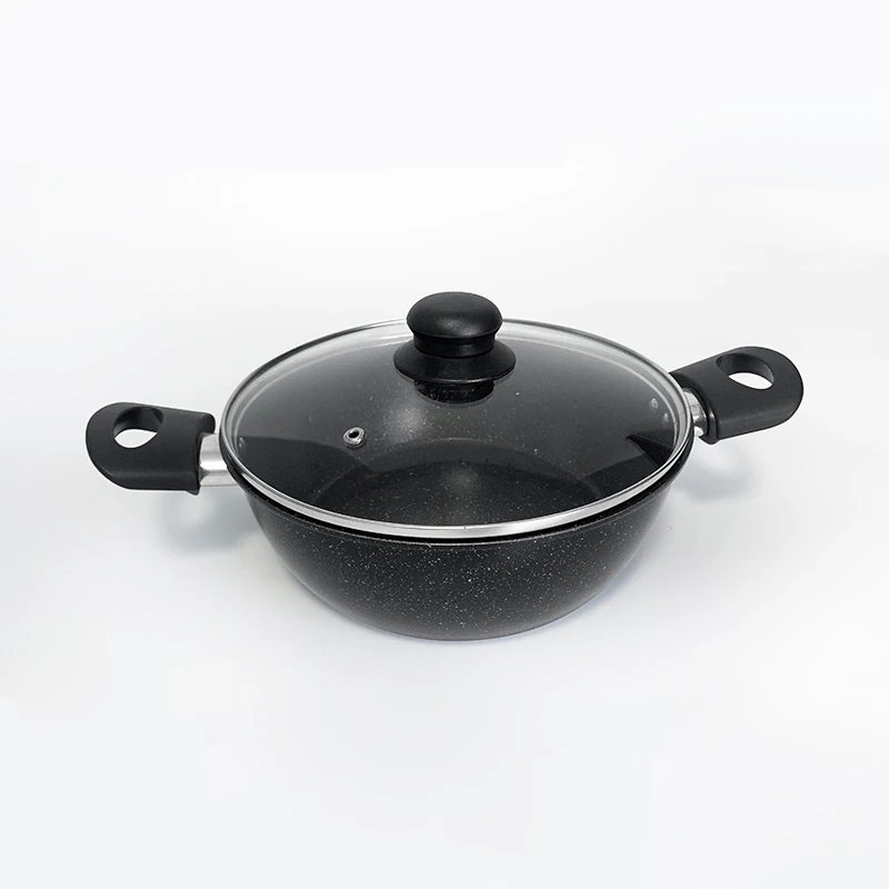 wholesale non stick cookware sets carbon steel soup pot set nonstick cooking pot no stick sauce pan set