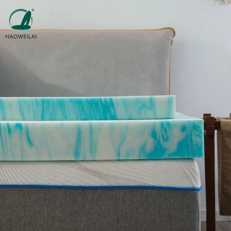 Mattress 100% cool gel memory foam sheet high density polyurethane sponge 45-100D for sofa