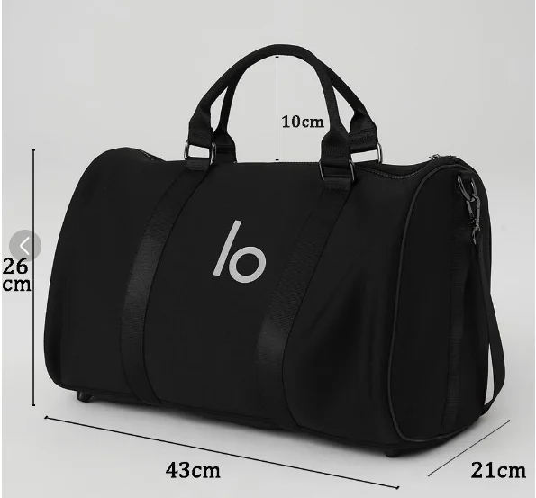 Hand Luggage Side Zipper Dry and Wet Separation Bag Neoprene Travel Sports Fitness