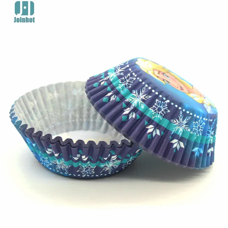 100PCS Color Printing Muffin Cases Paper Cups Cake Cupcake Liner Baking Mold Paper Cake Party Tray Cake Decorating Tool