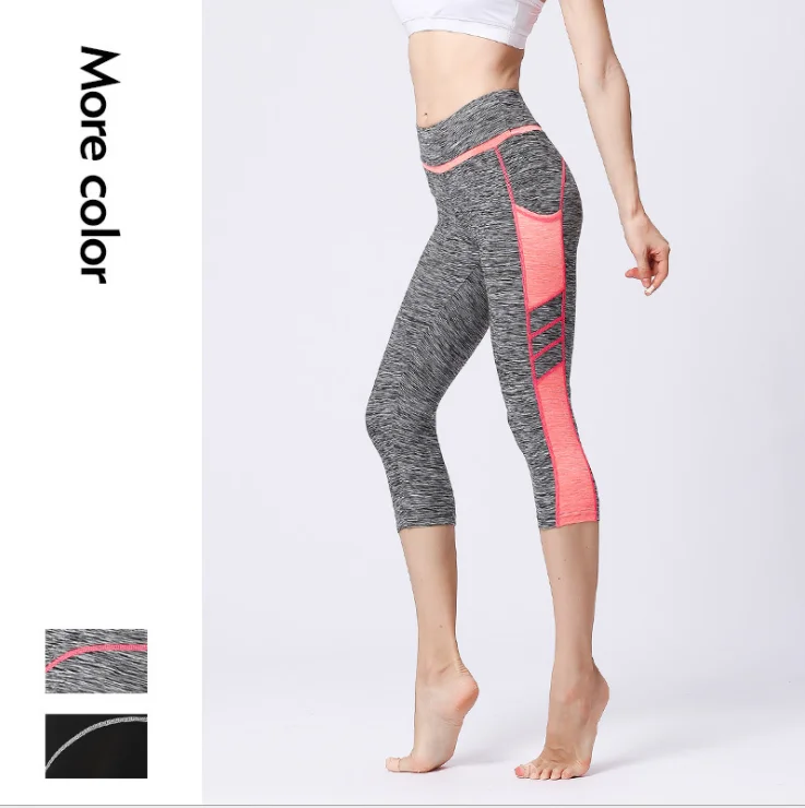 
Capri Leggings for Women with High Wast and Tummy Control Women Gym Pants Wholesale 