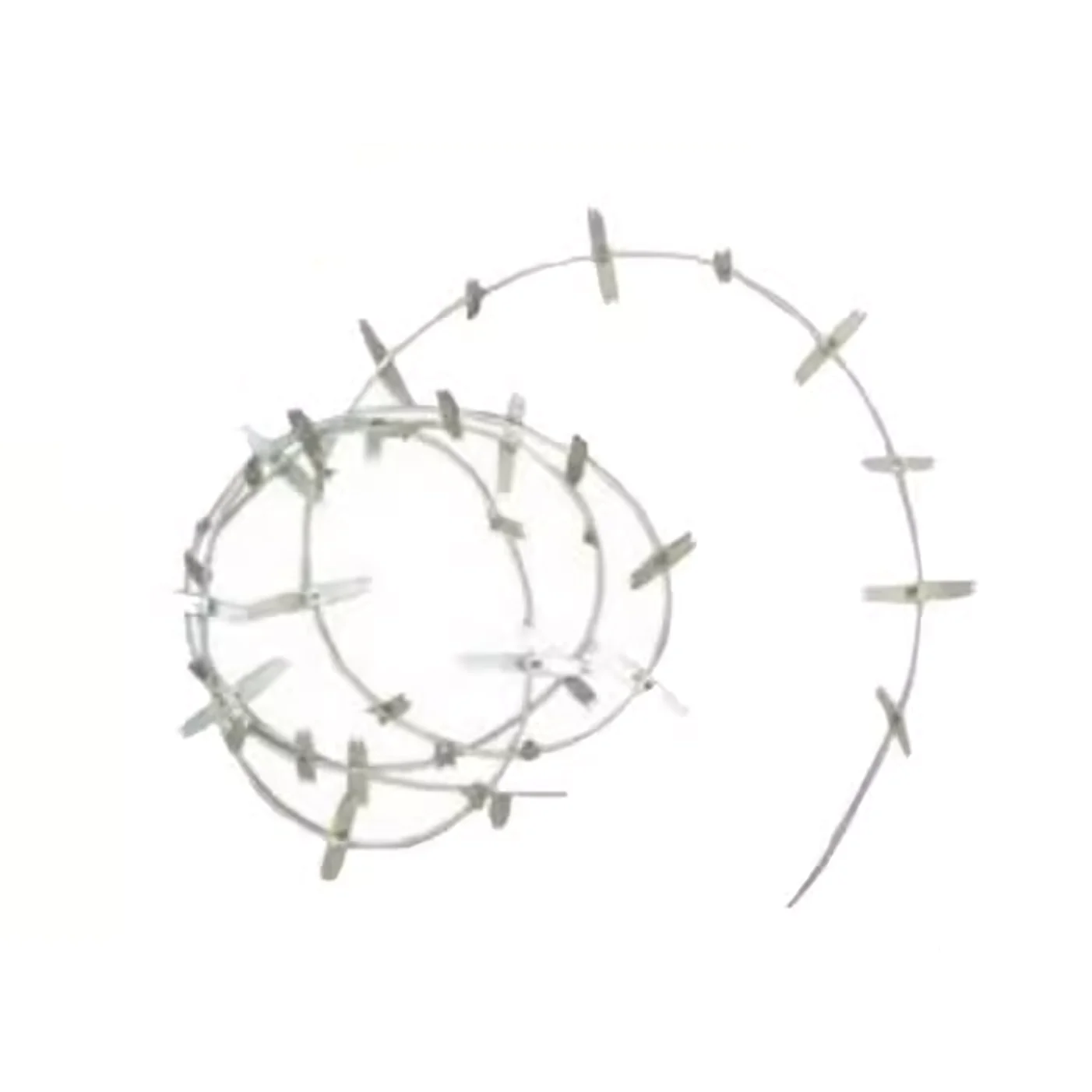 Customized BS sawtooth RS V15 corona thorn wire spiral wire rope fish bone star type electrostatic precipitator accessories