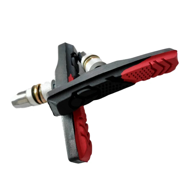 Комплект тормозных колодок для горного велосипеда, V-тормозные колодки с шестигранной гайкой и прокладками, бесшумные, без скольжения, для горного велосипеда