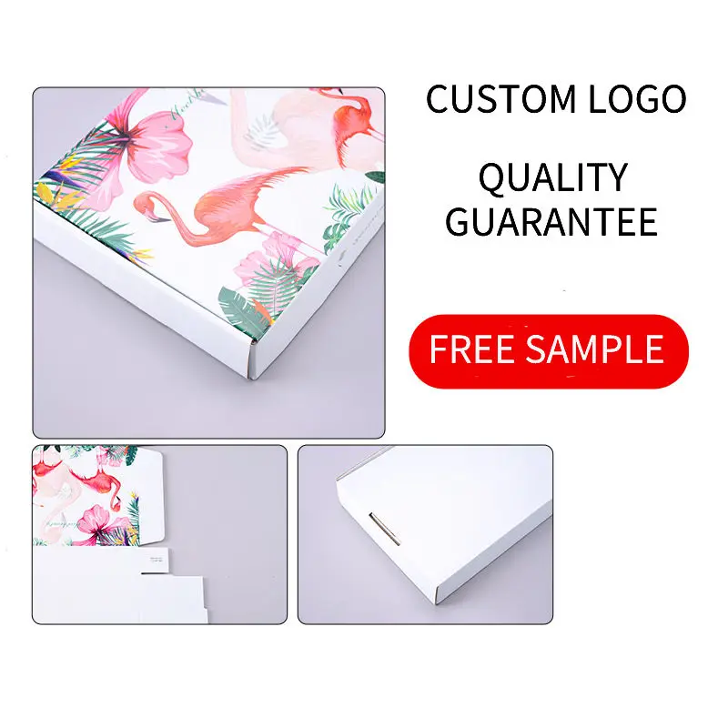 Free Design Custom And In Stock Wholesale Portable Printed Corrugated Mailer Box Packaging Paper Box