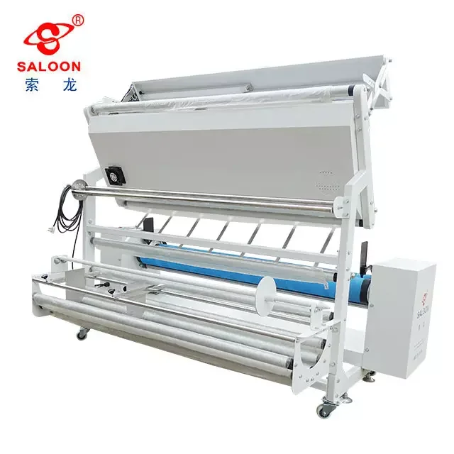 Woven And Knitting Fabric Automatic Edge Aligned Fabric Inspection Machine