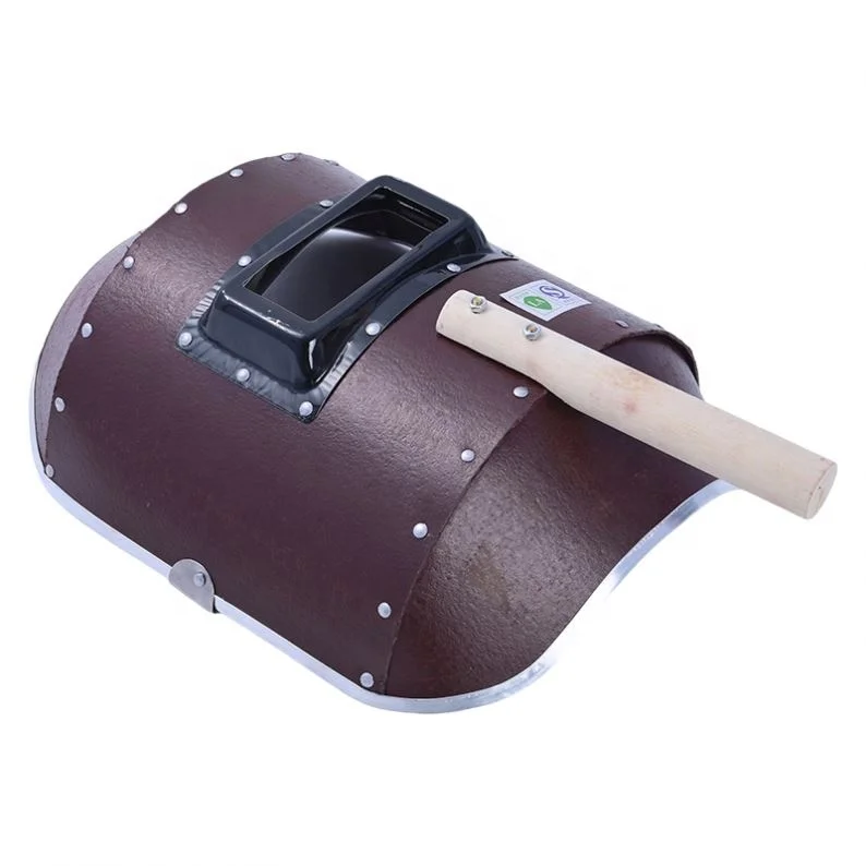 Cheap Price Fireproof Fiber Paper Full Face Protection Hand Held Handle Welder Welding Mask Welding Hand Shield