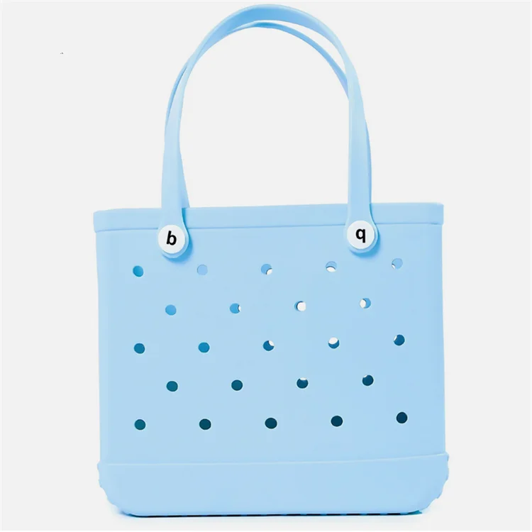 2024 Hot Selling Fashion Handbags Bogg Bag Silicone Beach Washable Eva Bogg Bag Totes For Women