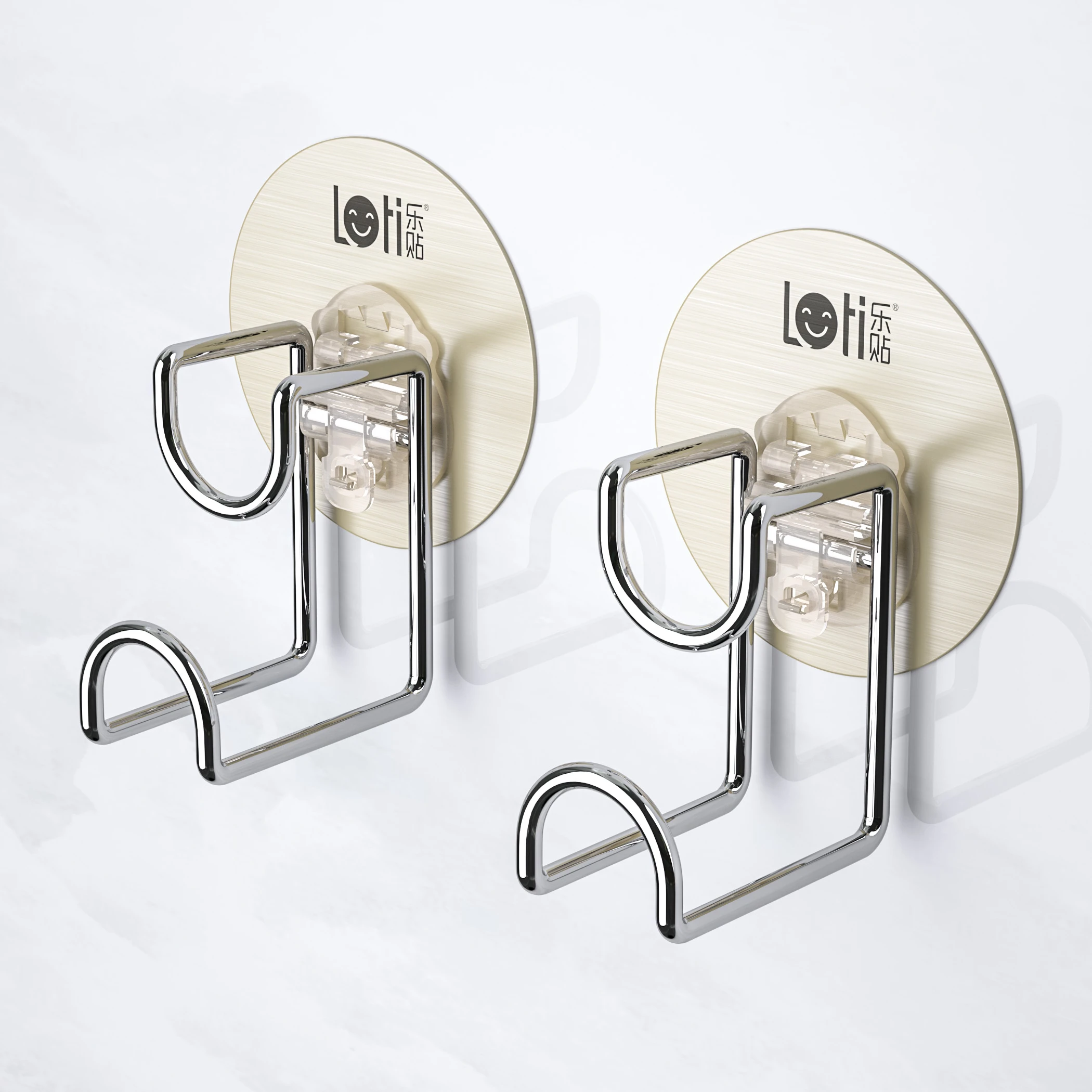 Low MOQ Bathroom Accessories Wall Mounted Stainless Steel Basin Storage Rack